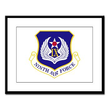 NAF - M01 - 02 - Ninth Air Force - Large Framed Print