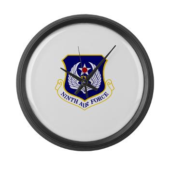 NAF - M01 - 03 - Ninth Air Force - Large Wall Clock