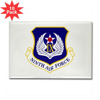 NAF - M01 - 01 - Ninth Air Force - Rectangle Magnet (10 pack) - Click Image to Close