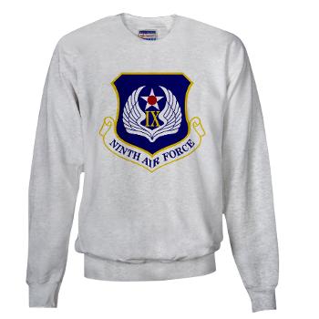 NAF - A01 - 03 - Ninth Air Force - Sweatshirt - Click Image to Close