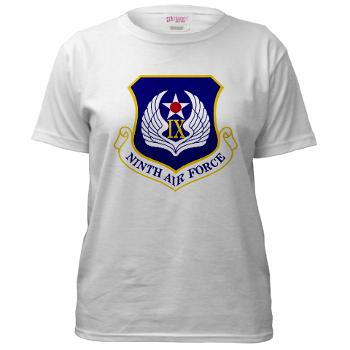 NAF - A01 - 04 - Ninth Air Force - Women's T-Shirt