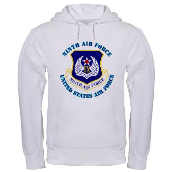 NAF - A01 - 03 - Ninth Air Force with Text - Hooded Sweatshirt