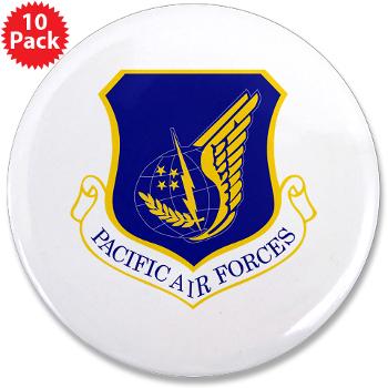PAF - M01 - 01 - Pacific Air Forces - 3.5" Button (10 pack)
