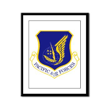 PAF - M01 - 02 - Pacific Air Forces - Framed Panel Print