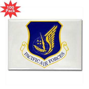 PAF - M01 - 01 - Pacific Air Forces - Rectangle Magnet (100 pack)