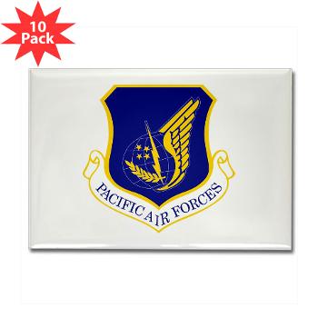 PAF - M01 - 01 - Pacific Air Forces - Rectangle Magnet (10 pack) - Click Image to Close