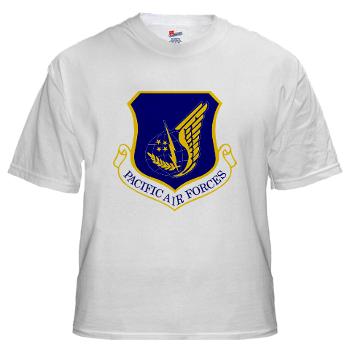PAF - A01 - 04 - Pacific Air Forces - White t-Shirt