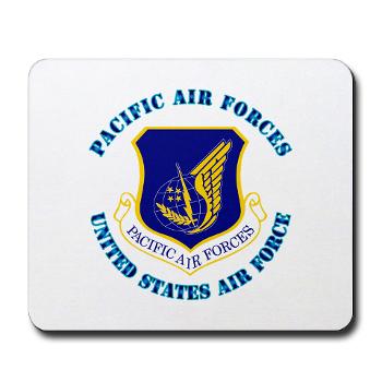 PAF - M01 - 03 - Pacific Air Forces with Text - Mousepad