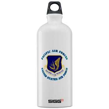 PAF - M01 - 03 - Pacific Air Forces with Text - Sigg Water Bottle 1.0L