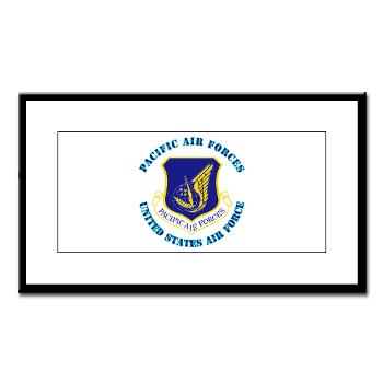 PAF - M01 - 02 - Pacific Air Forces with Text - Small Framed Print