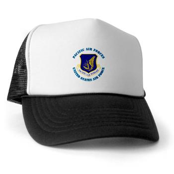 PAF - A01 - 02 - Pacific Air Forces with Text - Trucker Hat