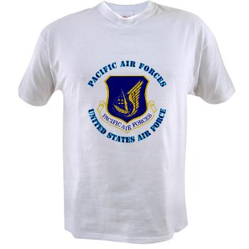 PAF - A01 - 04 - Pacific Air Forces with Text - Value T-shirt