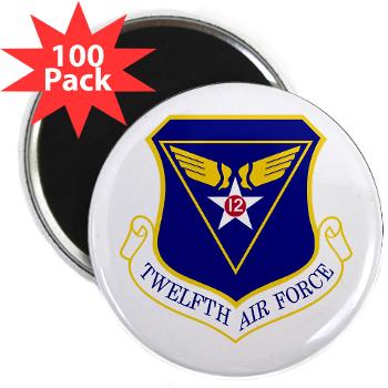 TAF - M01 - 01 - Twelfth Air Force - 2.25" Magnet (100 pack) - Click Image to Close