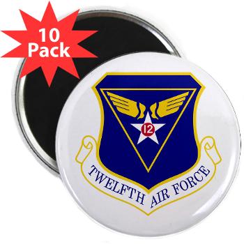 TAF - M01 - 01 - Twelfth Air Force - 2.25" Magnet (10 pack) - Click Image to Close