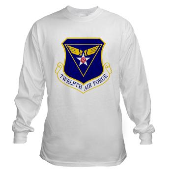 TAF - A01 - 03 - Twelfth Air Force - Long Sleeve T-Shirt - Click Image to Close