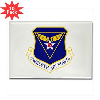 TAF - M01 - 01 - Twelfth Air Force - Rectangle Magnet (10 pack) - Click Image to Close