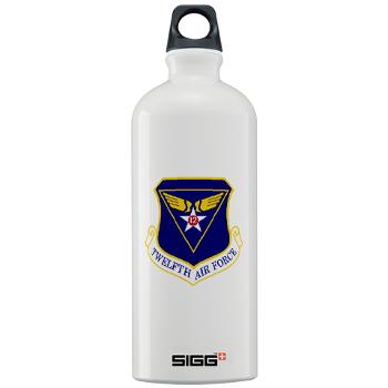 TAF - M01 - 03 - Twelfth Air Force - Sigg Water Bottle 1.0L - Click Image to Close