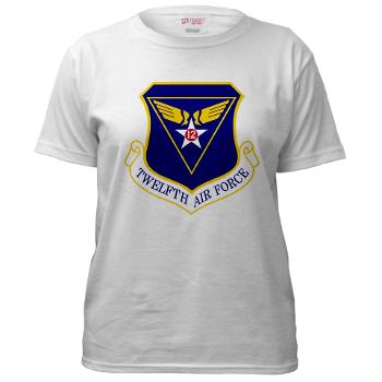 TAF - A01 - 04 - Twelfth Air Force - Women's T-Shirt