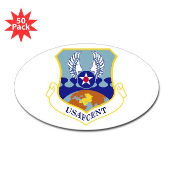 USAFCENT - M01 - 01 - United States Air Forces Central - Sticker (Oval 50 pk)