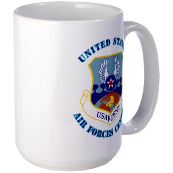 USAFCENT - M01 - 03 - United States Air Forces Central with Text - Large Mug