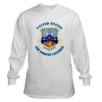 USAFCENT - A01 - 03 - United States Air Forces Central with Text - Long Sleeve T-Shirt