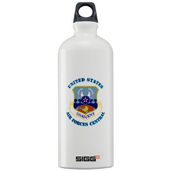 USAFCENT - M01 - 03 - United States Air Forces Central with Text - Sigg Water Bottle 1.0L