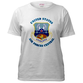 USAFCENT - A01 - 04 - United States Air Forces Central with Text - Women's T-Shirt