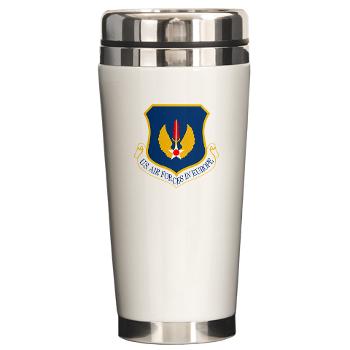 USAFE - M01 - 03 - United States Air Forces in Europe - Ceramic Travel Mug - Click Image to Close