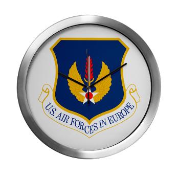 USAFE - M01 - 03 - United States Air Forces in Europe - Modern Wall Clock - Click Image to Close