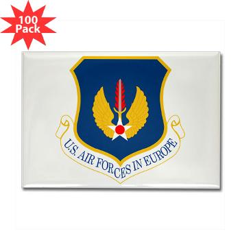 USAFE - M01 - 01 - United States Air Forces in Europe - Rectangle Magnet (100 pack)