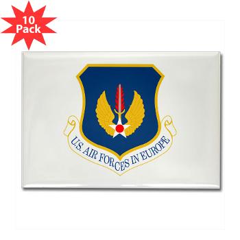 USAFE - M01 - 01 - United States Air Forces in Europe - Rectangle Magnet (10 pack)