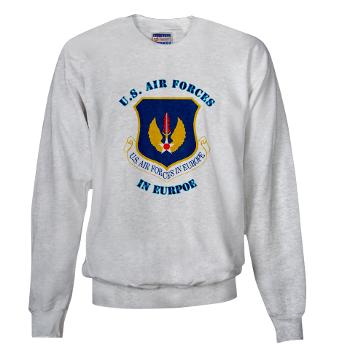 USAFE - A01 - 03 - United States Air Forces in Europe with Text - Sweatshirt