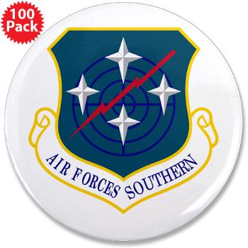 USAFS - M01 - 01 - United States Air Forces Southern - 3.5" Button (100 pack)