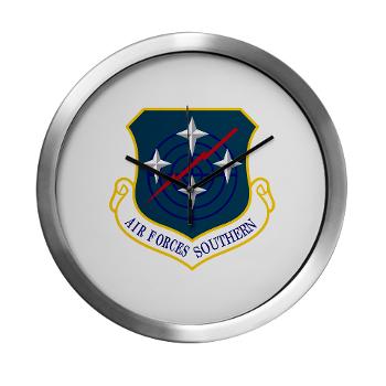 USAFS - M01 - 03 - United States Air Forces Southern - Modern Wall Clock