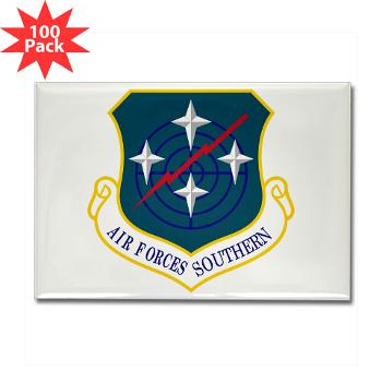 USAFS - M01 - 01 - United States Air Forces Southern - Rectangle Magnet (100 pack)