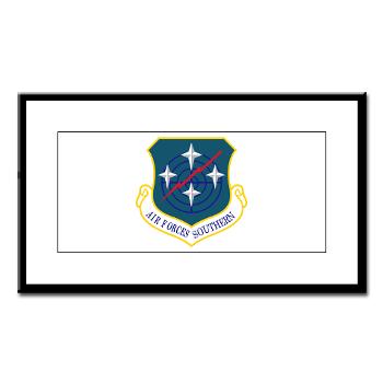 USAFS - M01 - 02 - United States Air Forces Southern - Small Framed Print