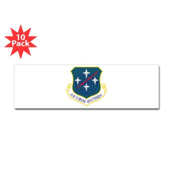 USAFS - M01 - 01 - United States Air Forces Southern - Sticker (Bumper 10 pk)