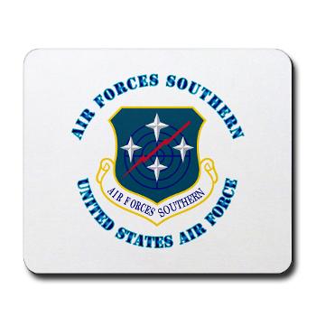 USAFS - M01 - 03 - United States Air Forces Southern with Text - Mousepad