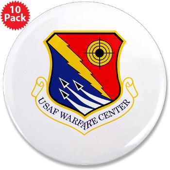 USAFWC - M01 - 01 - United States Air Force Warfare Center - 3.5" Button (10 pack) - Click Image to Close