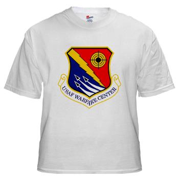 USAFWC - A01 - 04 - United States Air Force Warfare Center - White t-Shirt