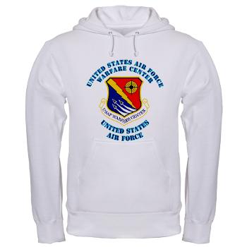 USAFWC - A01 - 03 - United States Air Force Warfare Center with Text - Hooded Sweatshirt