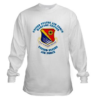 USAFWC - A01 - 03 - United States Air Force Warfare Center with Text - Long Sleeve T-Shirt