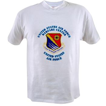 USAFWC - A01 - 04 - United States Air Force Warfare Center with Text - Value T-shirt